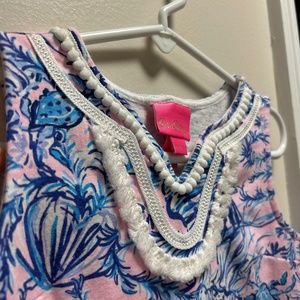 Girls size small Lilly Pulitzer mini Harper dress (4-5)